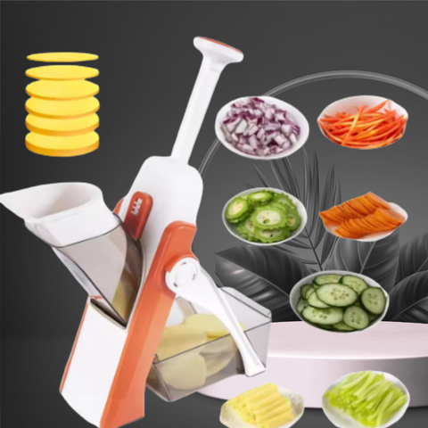 Coupe-légumes 5 en 1 multifonctions.