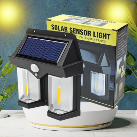 Lampe Solaire Murale Double Ampoules LED – Éclairez votre maison, sans électricité !