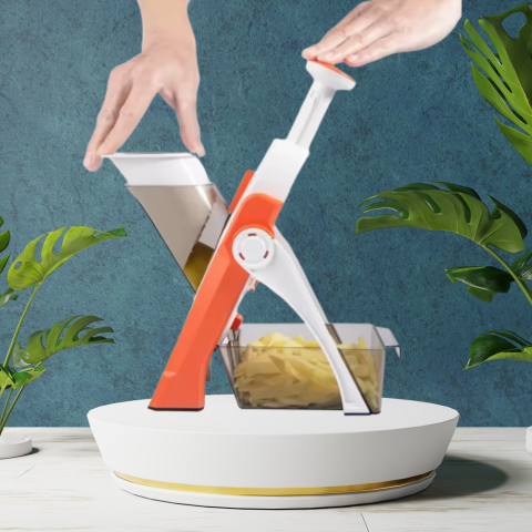 Coupe-légumes 5 en 1 multifonctions.