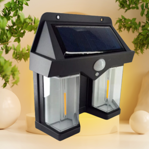 Lampe Solaire Murale Double Ampoules LED – Éclairez votre maison, sans électricité !