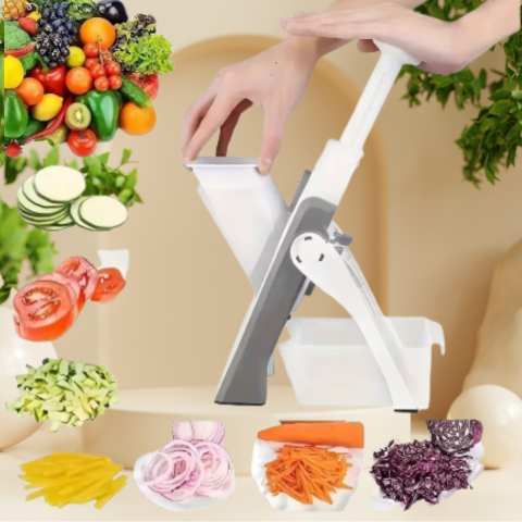 Coupe-légumes 5 en 1 multifonctions.