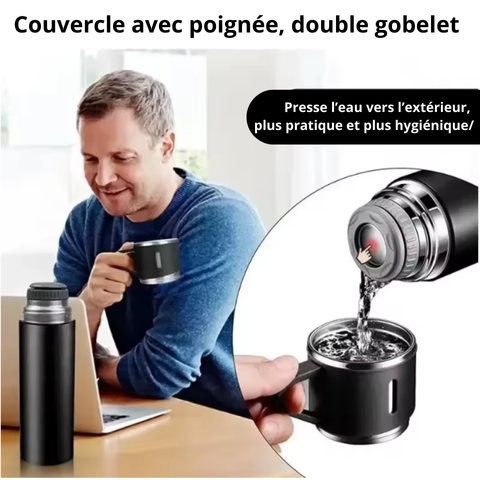 Thermos Isotherme Premium 500ml – Acier Inoxydable 304