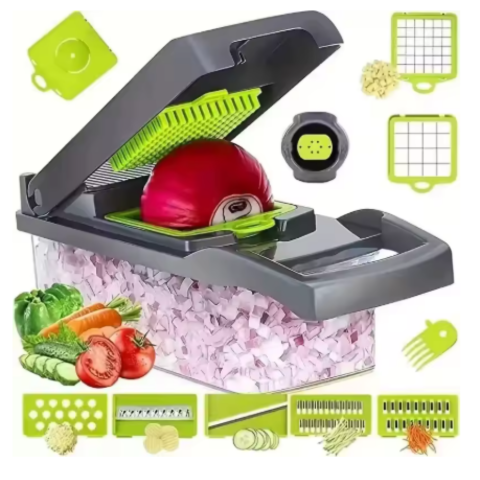 Coupe-légumes manuel multifonctionnel 16 en 1 (14 PCS Veggie Slicer)