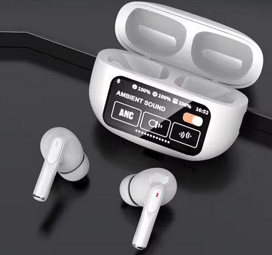 Airpods A9 PRO - Écran tactile-Réduction de Bruit Active ANC